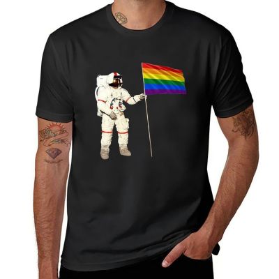 Moon Landing Pride T-Shirt White T Shirts Tops Graphic T Shirts Oversized T Shirts MenS T-Shirts