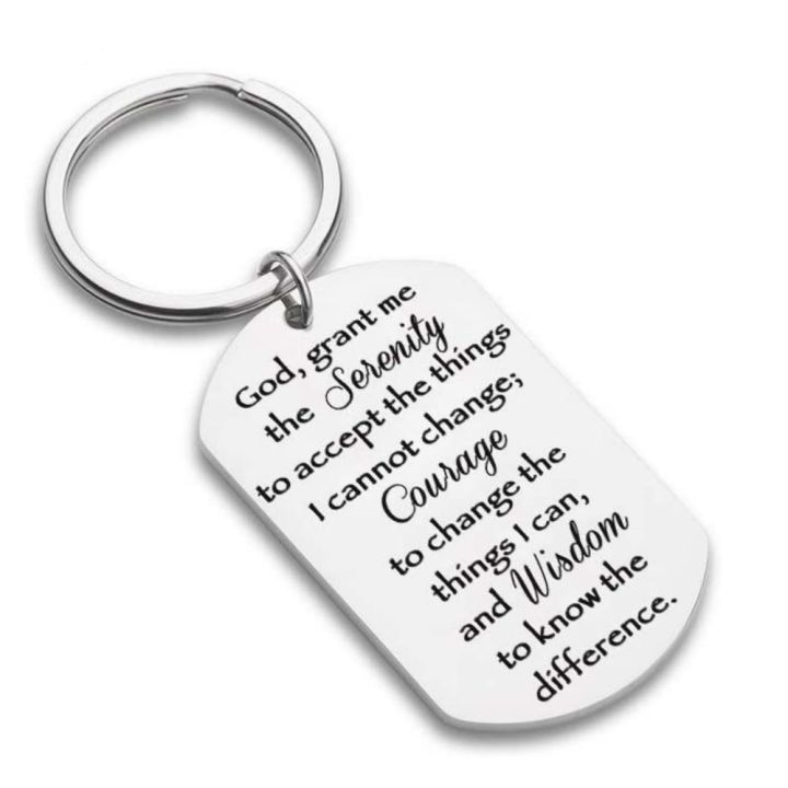 christian-keychain-serenity-prayer-gift-sobriety-recovery-gifts-aa-gift-religious-gift-for-woman-men-teen-boy-girls-key-ring-key-chains