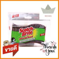 ฟองน้ำพร้อมใยขัดคราบเขม่าคราบไหม้ SCOTH-BRITE 4x6นิ้วSCOURER SPONGE FOR BURNT STAIN REMOVAL SCOTH-BRITE 4X6IN **โปรโมชั่นสุดคุ้ม โค้งสุดท้าย**