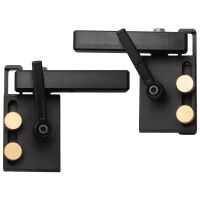 2PCS Miter Flip Track Stop,Left Right Miter Track Stop Accurate Miter Track Stop Locator Woodworking Positioning Limiter