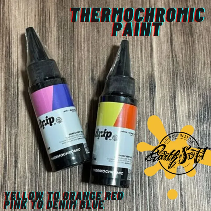 DRIP THERMOCHROMIC PAINT COLD SENSITIVE EARTH IS SOFT Lazada PH