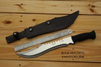 มีดใบตายมาเชเต้ MACHETE BUCK KNIVES No.96# ทรงสวยขนาดยาวรวม 17 นิ้ว พร้อมซอง