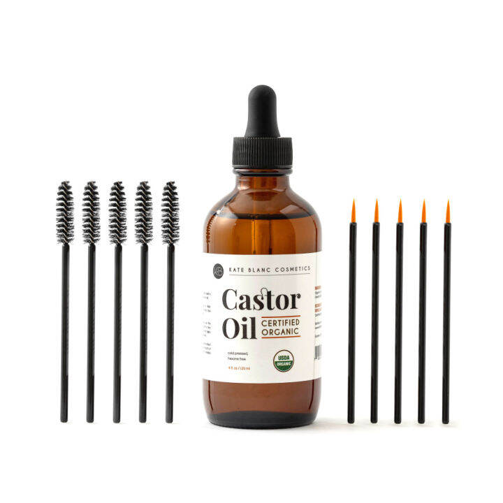 Kate Blanc Castor Oil Usda Certified Organic Hair 100 Pure Free Mascara Starter Kit Lazada Ph