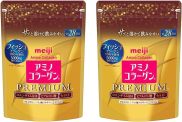 Meiji Amino Collagen Premium Premium 196g Set of 2 From JapanMeiji Amino