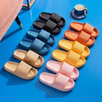 Home Slippers Women Thick Platform Soft Sole EVA Slippers Ladies Mens Indoor Bathroom Anti-Slip Slides Couples Sandals Shoes