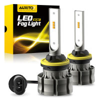 AUXITO หลอดไฟไฟตัดหมอก Led 880 2ชิ้น6000Lm แสงสีขาวเย็น6500K ความสว่าง300% 885 893 899หลอด Led ไฟตัดหมอก S CSP Led Chips เปลี่ยน Drl สำหรับรถยนต์