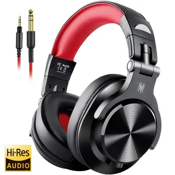 OneOdio Hi-Res Over Ear Headphones for Studio Monitoring and Mixing,  Professional Adapter-Free DJ Recording Wired Headsets with Protein Leather