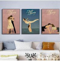 บทคัดย่อ Nordic Dirty Dancing โปสเตอร์และภาพพิมพ์-ภาพภาพยนตร์ Frameless สำหรับตกแต่งภายใน-Perfect Wall Art สำหรับแฟนๆของภาพยนตร์คลาสสิก Liyanhong2