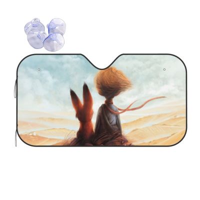 【CW】 The LittleFox Windshield Sunshade ClassicTale Retractable Car Front Windshield Car Sunshade Accessories Covers