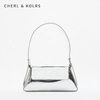 CHERL &amp; KOLRS สีทึบกระจกแฟชั่นกระเป๋าสะพายไหล่ของผู้หญิงกระเป๋าสะพายไหล่มินิมอล