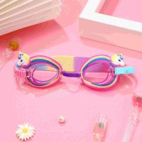 Kids Swimming Goggle Fog Free Children Swim Glasses Toddlers Cartoon Unicorn Goggle