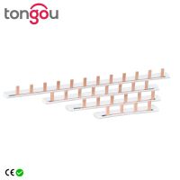 TONGOU Copper Busbar for Distribution Box Circuit Breaker PIN TYPE MCB Connector Busbar connection breaker combing Terminals