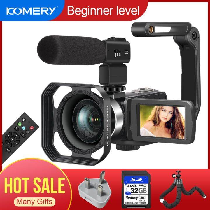 4K Camcorder Video Camera For Youtube Live Stream Video Camcorder With