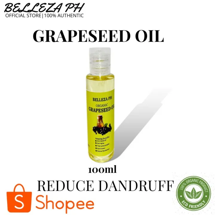 GRAPESEED OIL Belleza PH REDUCE DANDRUFF Hair Moisturizer Hair Growth