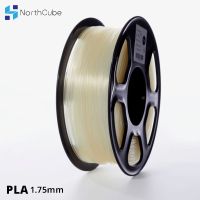 NORTHCUBE 3D Printer PLA Filament 1.75mm for 3D Printers 1kg(2.2lbs) /- 0.02mm Transparent Color