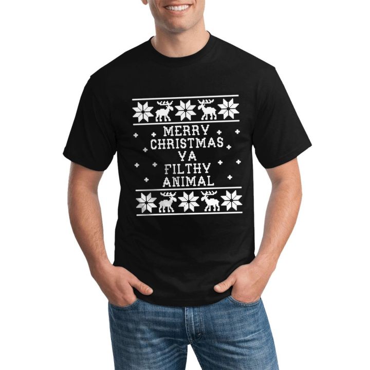 Merry Christmas Ya Filthy Animal Summer Tee Man Wild Wear Hot Sale Shop |  