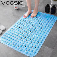 VOGSIC PVC Safety Shower Mat Anti-Slip Bathroom Mat Foot Antibacterial Massage Foot Mat Bath Floor Mat Bathroom Accessories Set