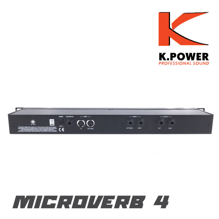 kpower-microverb4-ดิจิตอลเอ็ฟเฟ็กซ์-เครื่องปรับเอฟเฟคเสียงร้องและเสียงดนตรี-สินค้าใหม่ของแท้100