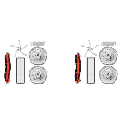 2X for Xiaomi Dreame Bot W10 W10 Pro Self-Cleaning Robot Vacuum and Mop Main Side Brush Hepa Filter Mop Pads Parts