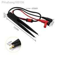 1PCS SMD Test Leads Chip Component LCR Testing Tool Multimeter Tester Clip Meter Pen Lead Probe Tweezers Capacitor Resistance