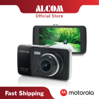 Motorola Mdc400กล้องติดรถยนต์ DVR Dash Cam สีดำ Full HD (1080P) พร้อมการตรวจจับและบันทึกการชนอัตโนมัติ