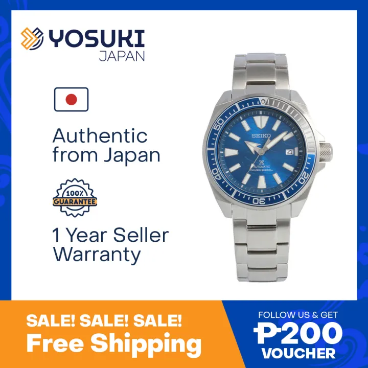 SEIKO PROSPEX SRPD23K Automatic SAMURAI SAVE THE OCEAN SPECIAL EDITION  DIVERS Blue Wrist Watch For Men from YOSUKI JAPAN / SRPD23K ( SRPD23K S  SRPD SRPD2 ) S11SALE2 | Lazada PH
