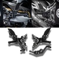 ชุดสำหรับ BMW ที่วางเท้า S1000RR 2019-2023 K67 CNC และคาร์บอนที่วางเท้าชุดหลัง S1000 RR เกียร์จำแลงปรับคันเบรคที่รองเท้า