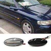 ไฟสัญญาณเครื่องหมายไฟ LED ด้านข้างไหลแบบไดนามิก1คู่สำหรับ Opel Vectra B 1995-2002สัญญาณเลี้ยวตามลำดับตัวบ่งชี้ไฟกระพริบ