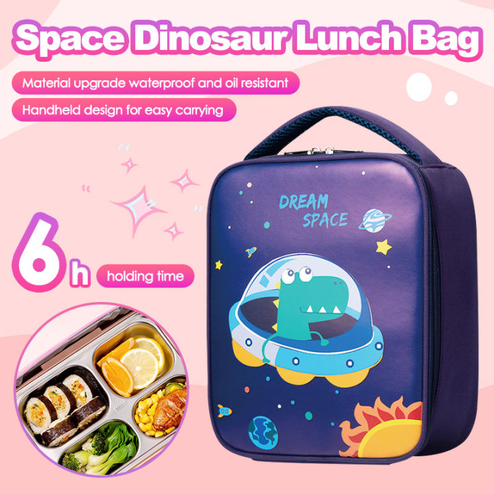 Cartoon Unicorn Portable Insulated Lunch Bag