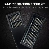 (LONG FA hardware)25 In 1 Precision ไขควงชุด Home แบบพกพาน้ำหนักเบาไขควงชุด Magnetic Screwdriv ชุด Bits Torx Hex สำหรับโทรศัพท์