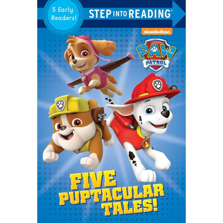 ส่งฟรี !! ** Five Puptacular Tales : 5 Early Readers! (Step into Reading, Step 1 & Step 2: Paw Patrol)