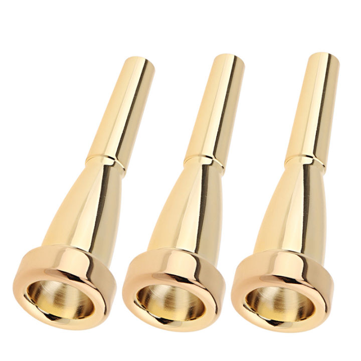 เมาส์พีชทรัมเป็ตโลหะชุบทองขนาด7c-5c-3c-สำหรับ-bach-conn-and-king-trumpet