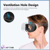 JXFTKM โฟมสำหรับเด็ก แผ่นปิดหน้า VR กันเหงื่อ เครื่องหนังแท้ ฝาครอบเลนส์ฟองน้ำ อะไหล่สำหรับเปลี่ยน รูปทรง3D ฟองน้ำหน้าอินเตอร์เฟซ สำหรับ Pico 4