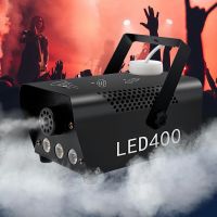 Remote Control Mini Fog Machine 400W Smoke Machine With RGB Led Disco DJ Party Make Fog Home Entertain KTV Romantic Wedding