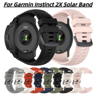 สำหรับ Garmin Instinct 2X Solar Band,ซิลิโคนอ่อนนุ่มปรับได้เปลี่ยนนาฬิกาสปอร์ตสายรัดข้อมือสำหรับ Garmin Instinct 2X Solar