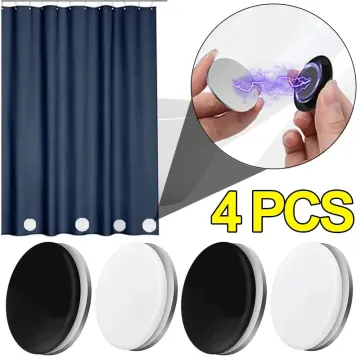 10pcs Curtain Magnets Closure With Tack Curtain Weights Magnets Button  Curtain Magnetic Holdback Button Prevent Light From Leaking