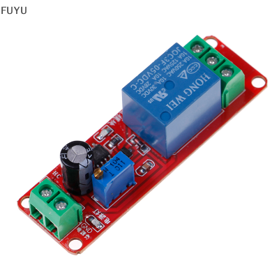 FUYU DC 5V NE555 Timer Switch โมดูลปรับได้0-10S Time Delay Relay MODULE