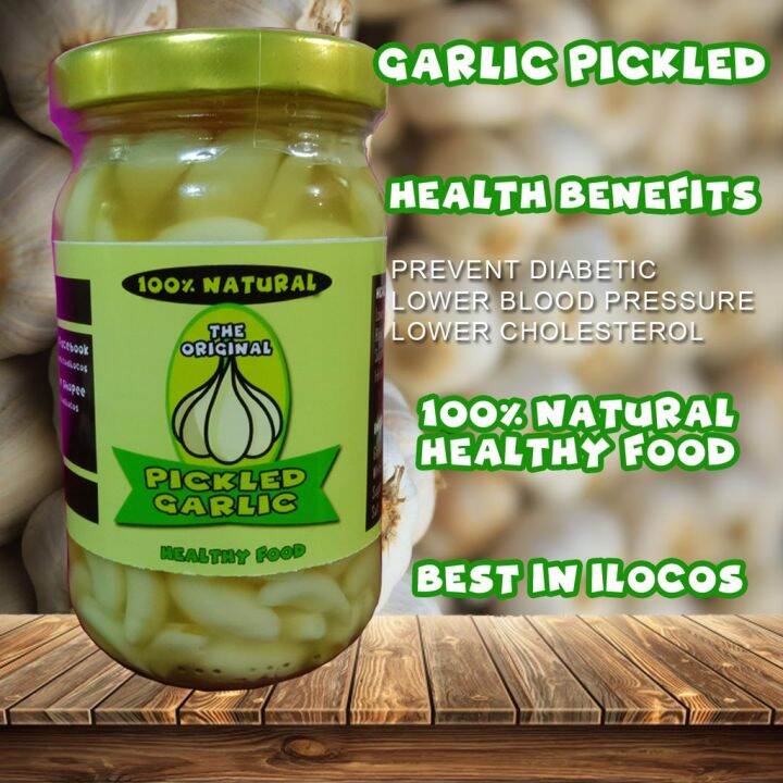 Pickled Garlic Ilocos Native Garlic All Natural Good for Diabetic, High