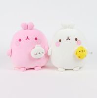 Molang and Piu Piu Animal Plush Toy Cushion 25cm 2 Colors