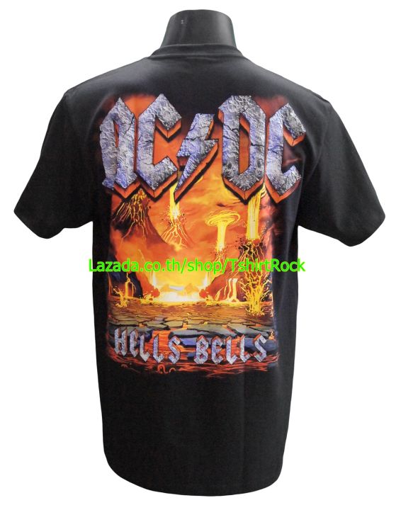 เสื้อวง-ac-dc-acdc-เอซี-ดีซี-ไซส์ยุโรป-เสื้อยืดวงดนตรีร็อค-เสื้อร็อค-adc1812-เสื้อวงวินเทจ90