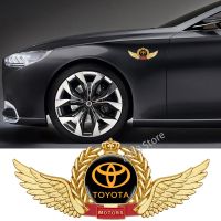 Hot New Metal Car Body Emblem Sticker Auto Window Crown Decorative Badge Decal for Toyota LandCruiser Yaris Camry Vios zhi