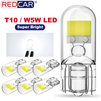 【CW】2/6x W5W T10 Led Bulbs Canbus W5W Sapphire COB Drive-Free Led Wedge Bulb 6000K 168 194 Led 5w5 Car Interior Dome Reading Bulb