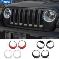 MOPAI โคมไฟ Hoods รถหัวโคมไฟตกแต่งไฟหน้าอุปกรณ์เสริมสำหรับ Jeep Wrangler JL Rubicon 2018