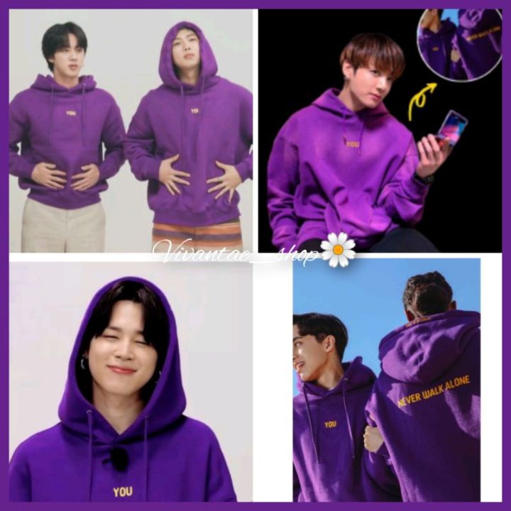 Jimin Seven With You Hoodie You Never Walk Alone BTS Merch 