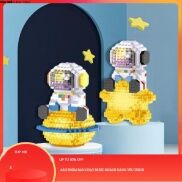 chọn quà tặng 1 6 cho bé Mô Hình Lắp Ráp 3D Mini Phi Hành Gia Phát Sáng Mô