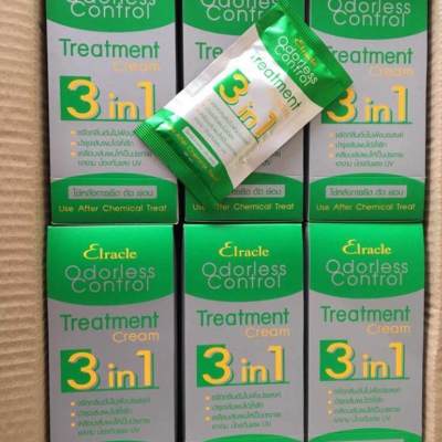 กล่องสีเขียว  x24ซอง🔥Elracle Odorless Control Treatment (Green Bio Super) กรีนไบโอ ซองสีเขียวทรีทเมนต์