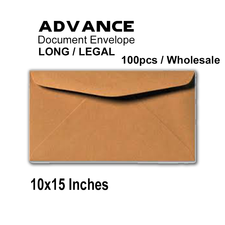 Brown Envelope Long / Legal 100pcs / Wholesale Price Lazada PH