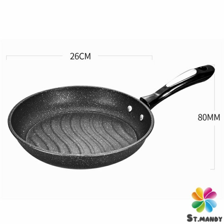 md-กระทะ-กระทะเคลือบหินอ่อน-กระทะไข่เจียว-ช่วยประหยัดแก๊ส-medical-stone-non-stick-pan