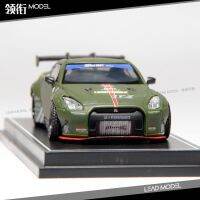 ประสิทธิภาพการทำงาน1/64รูปแบบ R35 GT-R นิสสันหล่อตายรถโลหะผสมของขวัญตกแต่ง