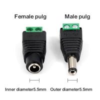 ปลั๊กอะแดปเตอร์DC หัวเสียบตัวแปลงไฟDC สำหรับกล้องวงจรปิด adaptor power DC12v ตัวผู้และตัวเมีย